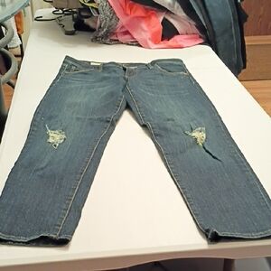 Kut from the Kloth Distressed Denim Boyfriend Jeans